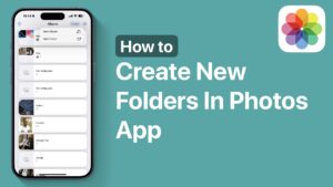 How To Create A New Folder In Photos App
